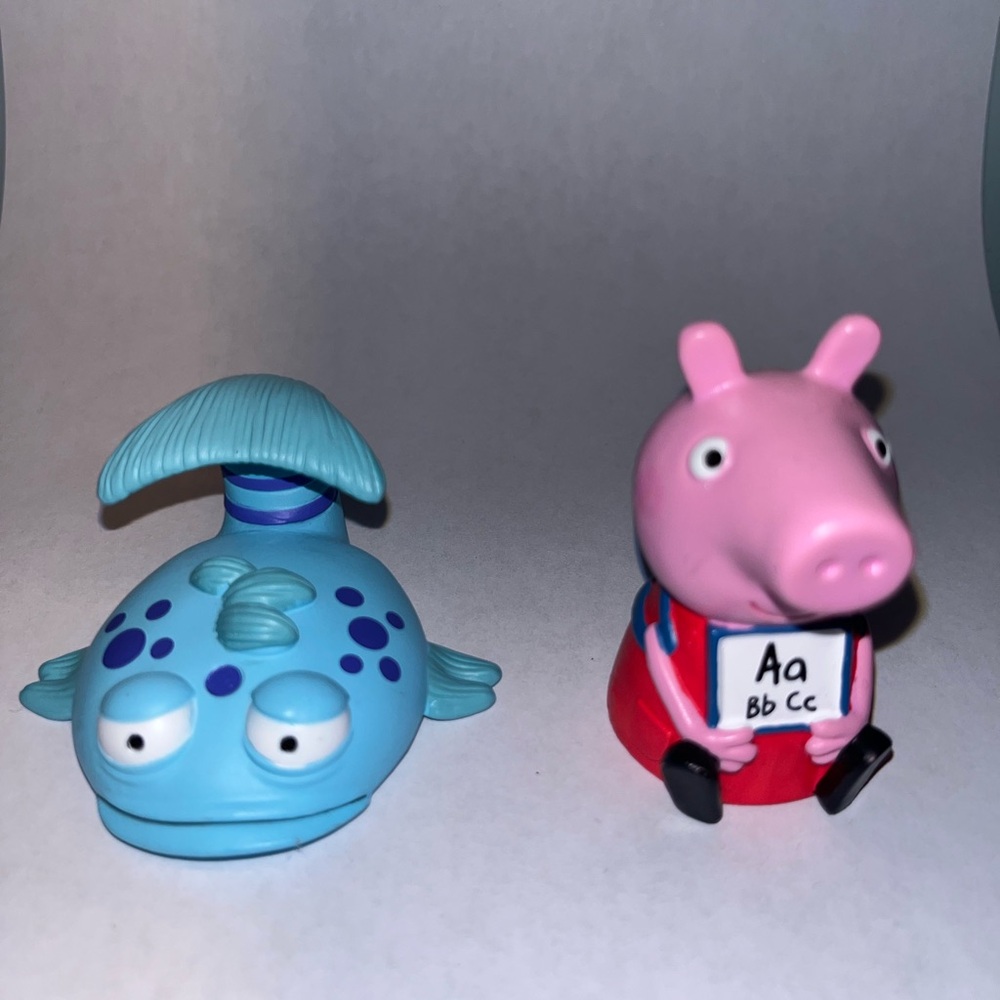 Peppa Pig and Pout Pout Fish Tonies Set